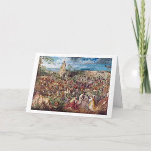 Carte Procession au Calvaire, Pieter Bruegel