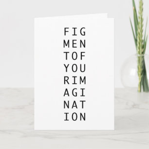 Carte Produit de votre imagination philosophie abstraite