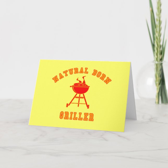 Carte Produits de naissance de gril (Devant)