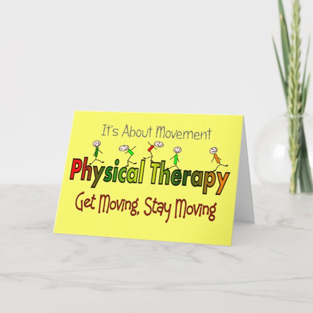 Carte Produits et cadeaux de thérapie physique (Devant)