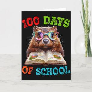 Carte Professeur de la 100e journée d'école de la taupe