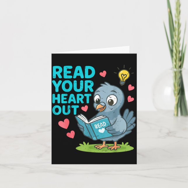 Carte Professeur de lecture Saint-Valentin Lis dans ton  (Devant)