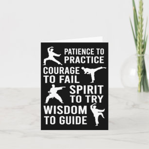 Carte Professeur Karate Étudiant Formation Pratique Kara