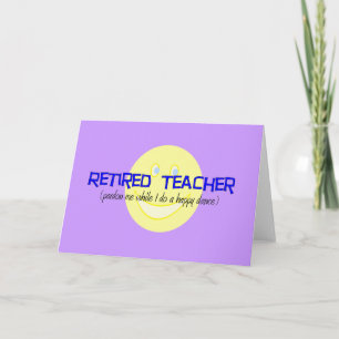 Carte Professeur Retraité "Faire La Bonne Danse"