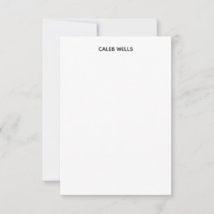 Carte Profession simple blanc attrayant