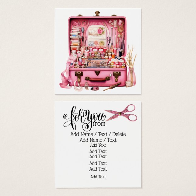 Carte professionnelle et de boîtier / étiquette (Devant & derrière)