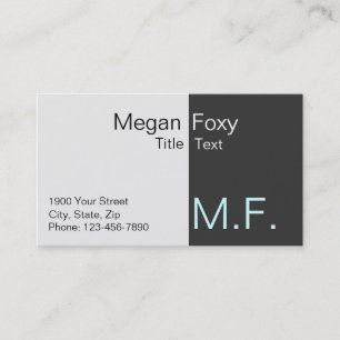 Carte professionnelle pour les talents