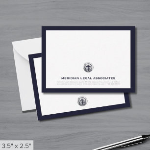 Carte professionnelle Silver Logo Business Note Ca