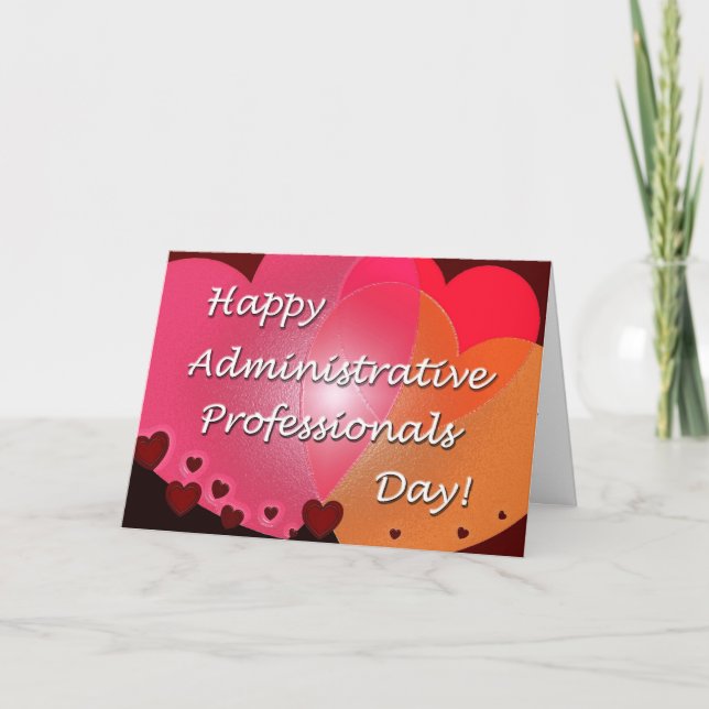 Carte Professionnels de l'administration Coeurs de jour (Devant)