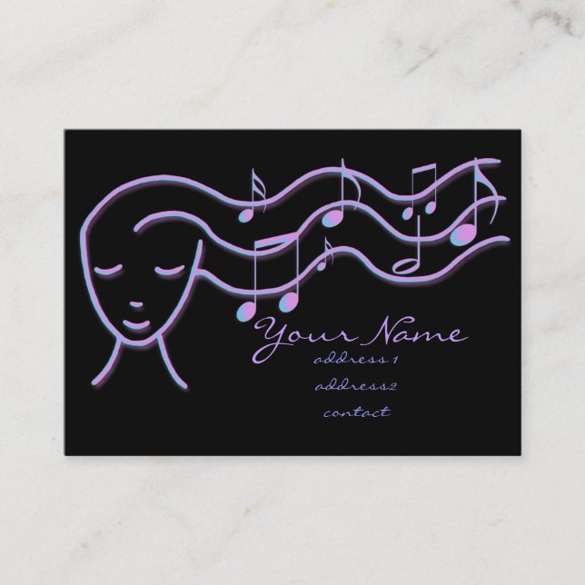 carte profil musique (Devant)