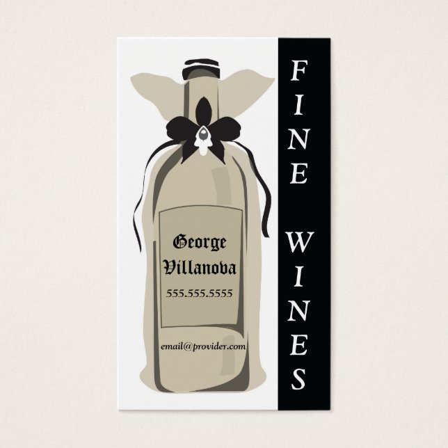 Carte profil vin fin (Devant)