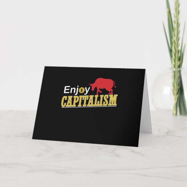 Carte Profitez du capitalisme (Devant)