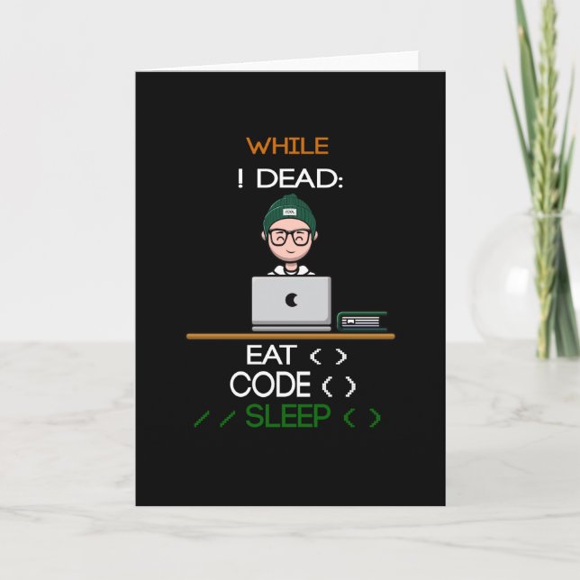 Carte Programmeur et développeur informatique (Devant)