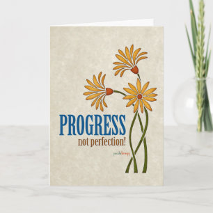 Carte Progrès, pas perfection ! (devis de récupération)