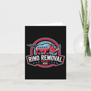 Carte Projet De Retrait De Rino Rrp Drôle Trump Conserva