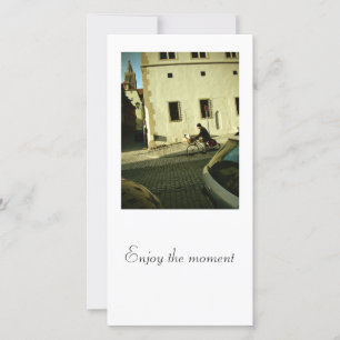 Carte Promenade à vélo lente avec votre chien