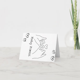 Carte Promesse Pinky