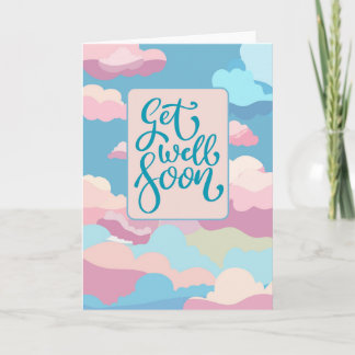 Carte Prompt rétablissement - nuages colorés