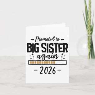 Carte Promu À La Grande Soeur 2026 - 3e Bébé Annou