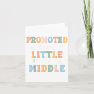 Carte Promu Au Frère Moyen Soeur Toddler Baby Ann