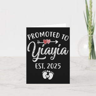 Carte Promue Yiayia Est 2025 Drôle Première Fois Mère
