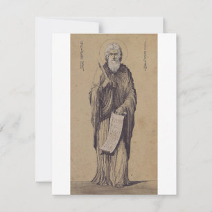 Carte Prophète Elijah Père des Carmélites
