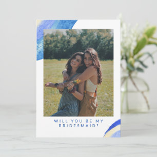 Carte Proposition Abstraite d'aide-mémoire photo Blue Sw