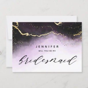Carte Proposition d'Ethereal Mist Ombre Amethyst Bridesm