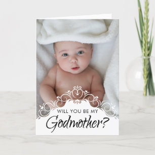 Carte Proposition élégante de Photo Godmother