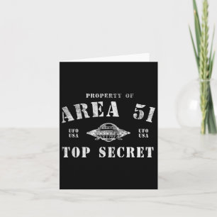 Carte Propriété De La Zone 51 Top Secret Ufo Alien
