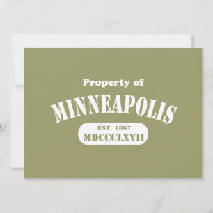 Carte Propriété de Minneapolis