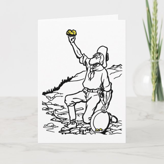 Carte Prospecteur Gold Miner (Devant)