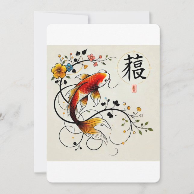 Carte Prosperity Koi (Devant)