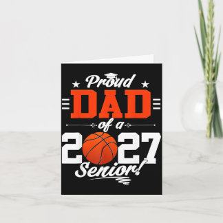 Carte Proud dad of a basketball senior class of 2026Prou
