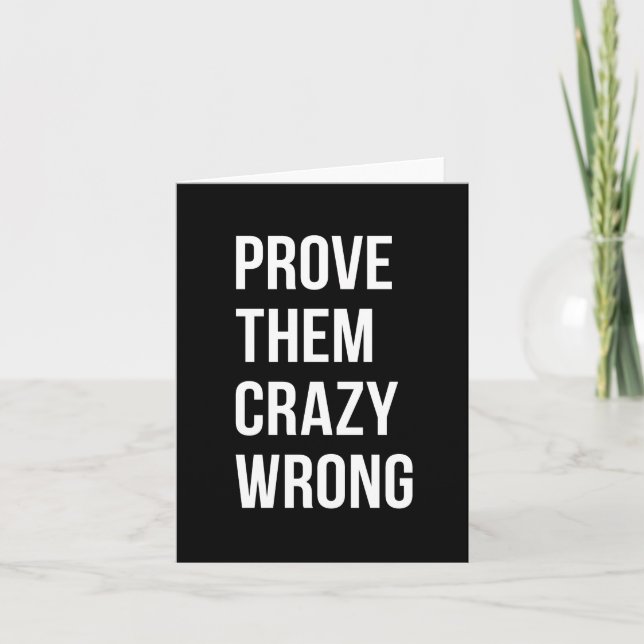Carte Prouver les devis commerciaux motivationnels Noir  (Devant)