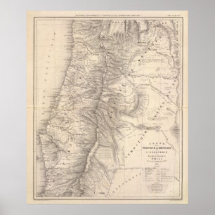 Carte, Province de Mendoza, the Araucan�a Poster