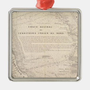 Carte, Province of Santiago del Estero Metal Ornament