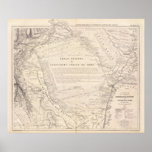 Carte, Province of Santiago del Estero Poster