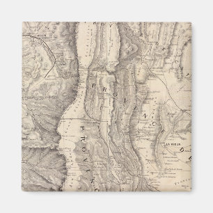 Carte, provinces de La Rioja San Juan Magnet