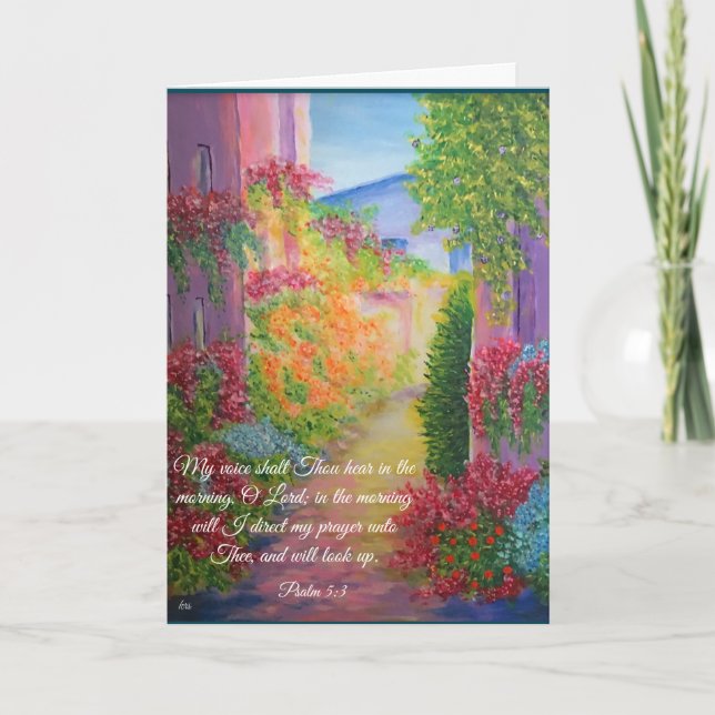 Carte Psaum 5:3 (Devant)