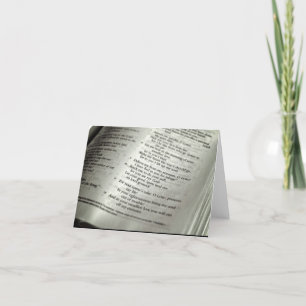 Carte Psaume 143 [Carte de voeux]