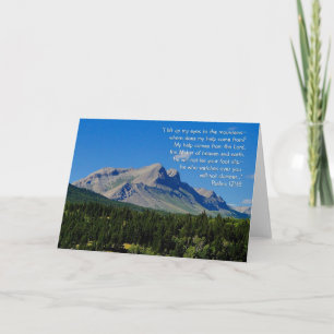 Carte Psaumes 121:1-3 Inspirationnel