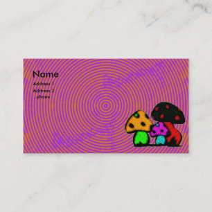 carte psychodelic de champignon