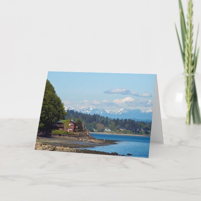 Carte Pt vierge. Defiance Beach/Olympic Mountains 2 (Devant)