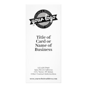 Carte Publicitaire Ajouter un logo et un tarif ou des services Public