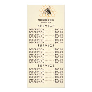 Carte Publicitaire Apiculteur de miel élégant et minimaliste