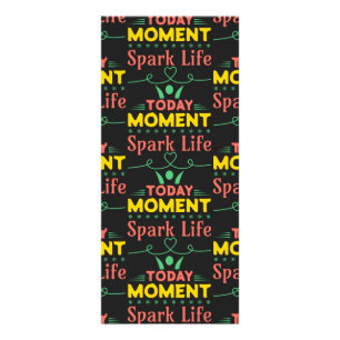 Carte Publicitaire Aujourd'hui Moment, la vie étincelante