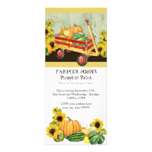 Carte Publicitaire Automne Automne Citrouille Patch Harvest Farm Busi