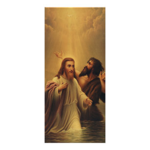 Carte Publicitaire Baptême de Jésus-Christ