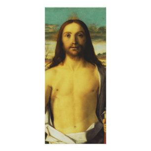 Carte Publicitaire Bénédiction du Christ par Giovanni Bellini